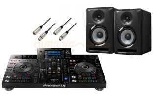 Pioneer XDJ-RX2 + 2x Pioneer S-DJ50X + Cables XLR >> XLR 3 metros